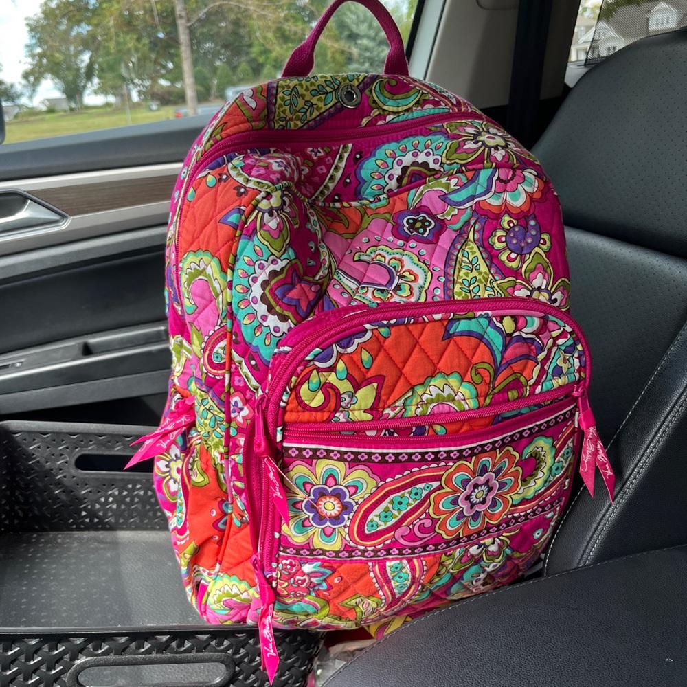 Vera Bradley campus book bag